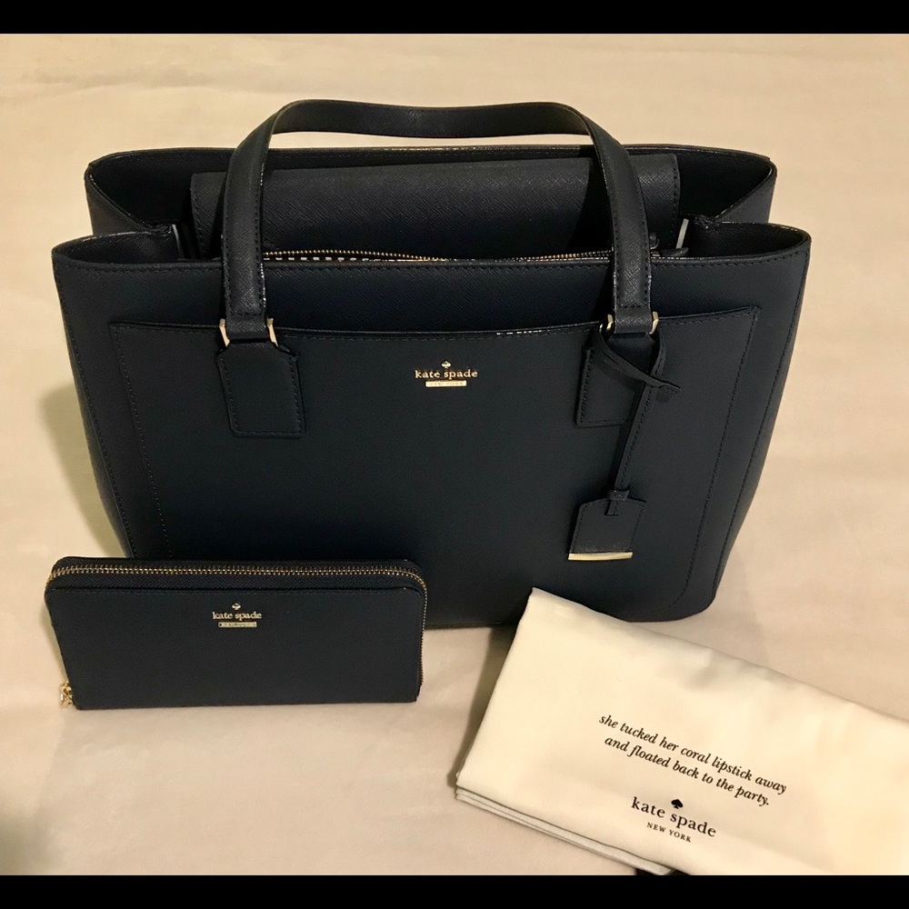 KateSpade CameronSt Zooey handbag and wrap around wallet